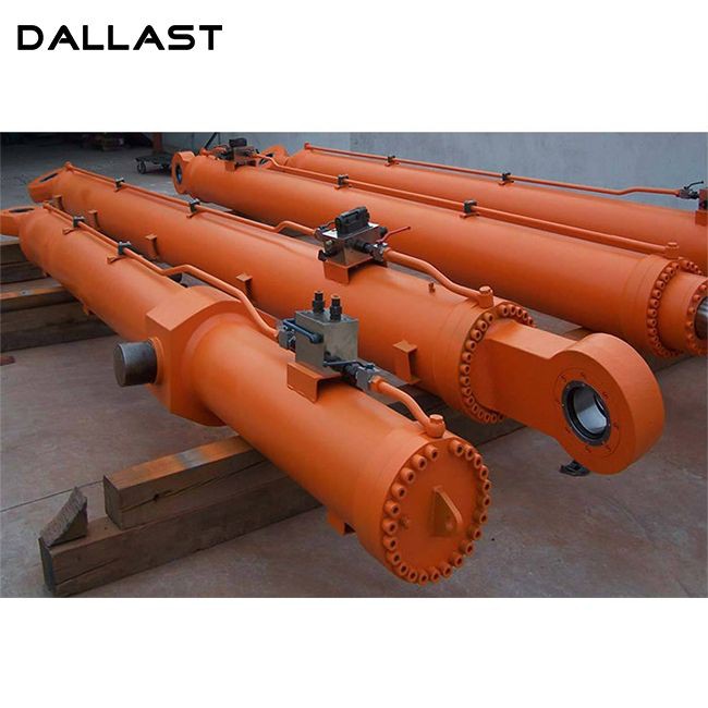 Stor lång hydraulisk cylinder